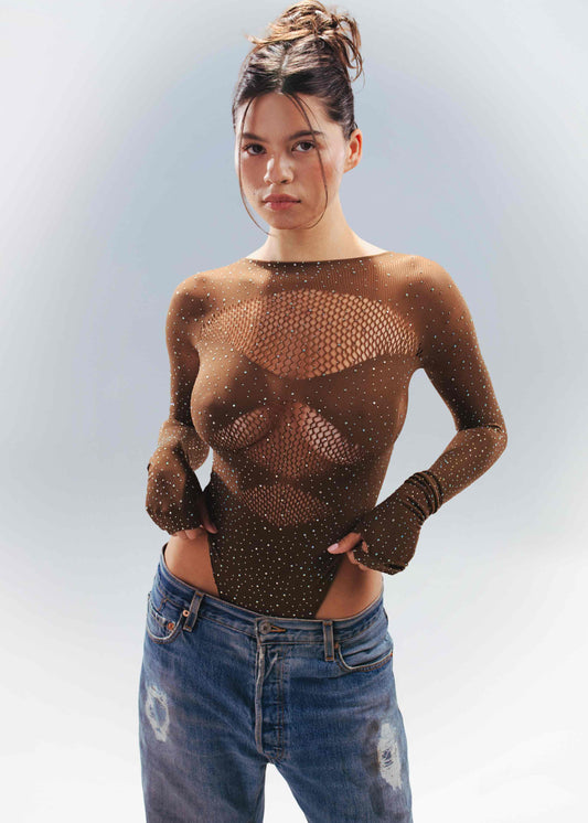 Alabama Bodysuit Chestnut