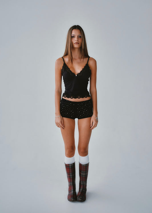 Mini Booty Shorts Black