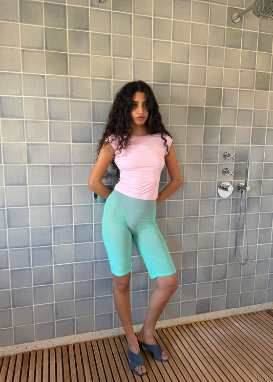 Capri Fever Pants Turquoise