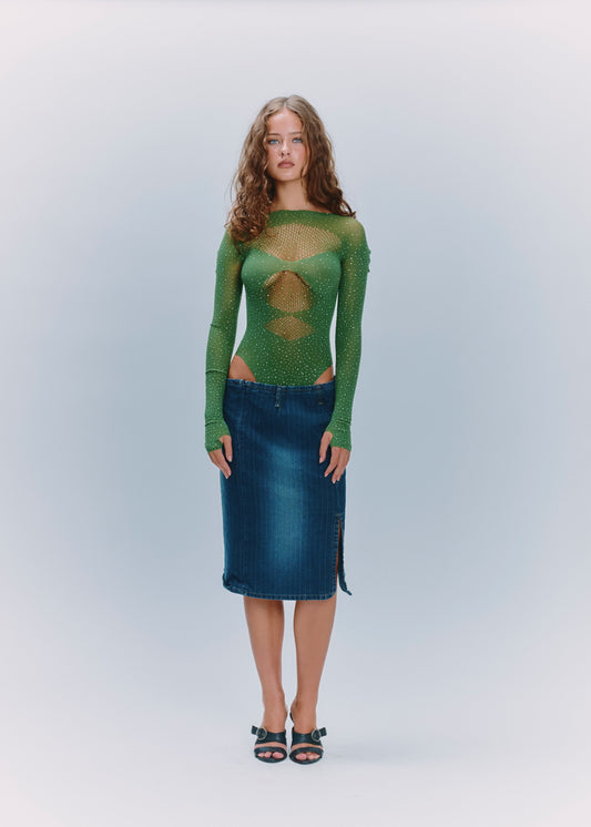 Alabama Bodysuit Olive Green