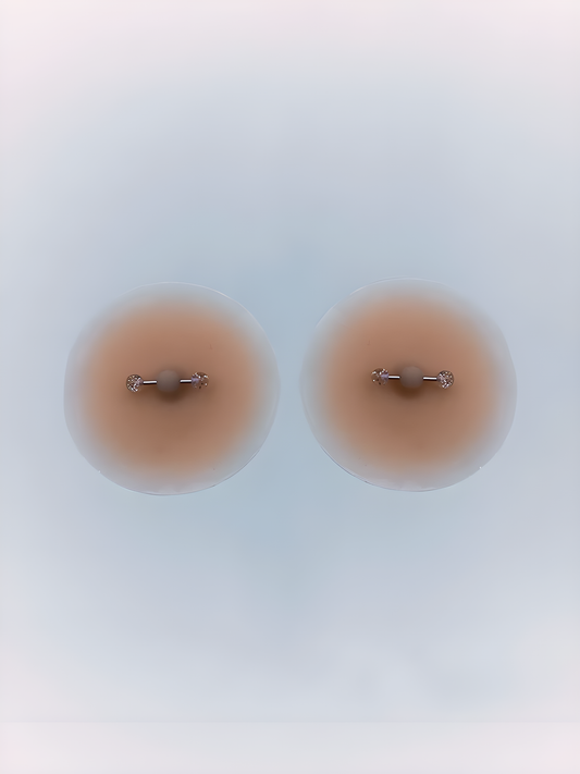 Nipple Piercing Covers Clear
