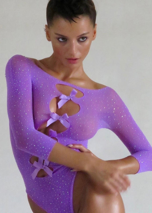Indiana Bodysuit Lilac - Ciberia.shop